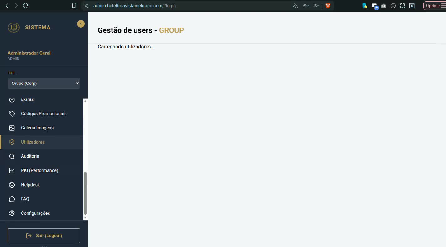 Alterar Senha de Conta Existente